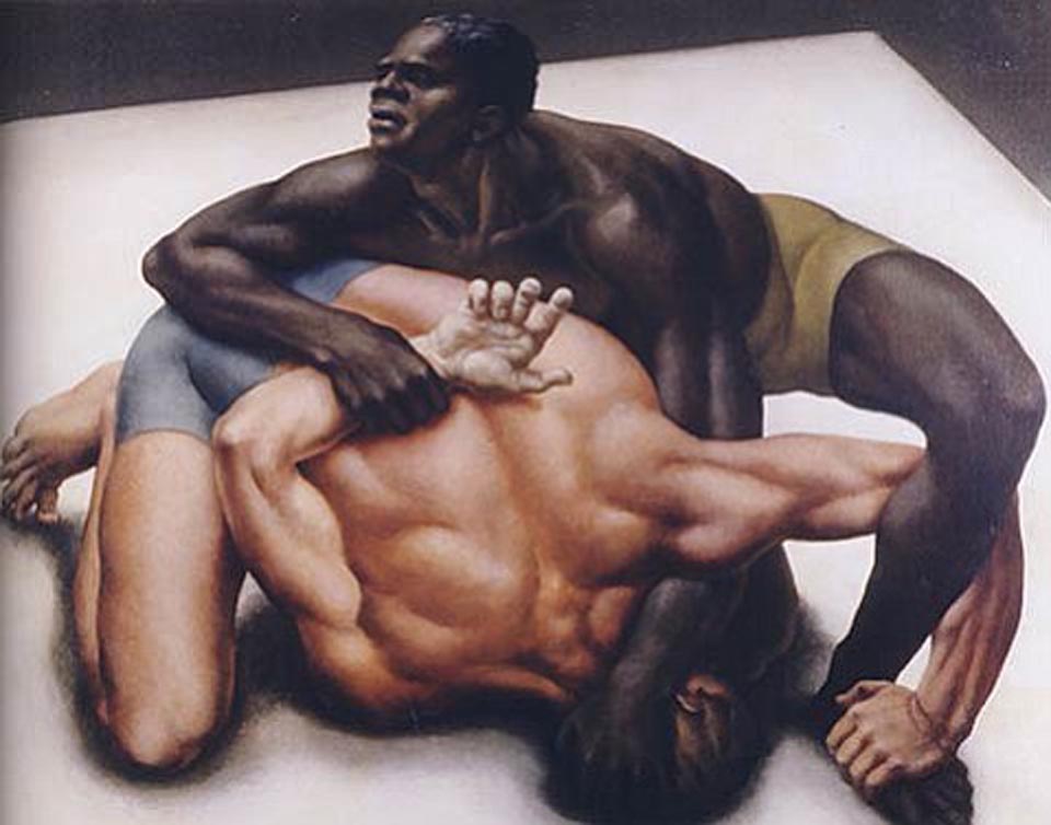 Struggle, c1931-32 (winner of a silver medal at the Olympic Competition held in conjunction with the 1932 Olypmics courtesty of Constance Crawford